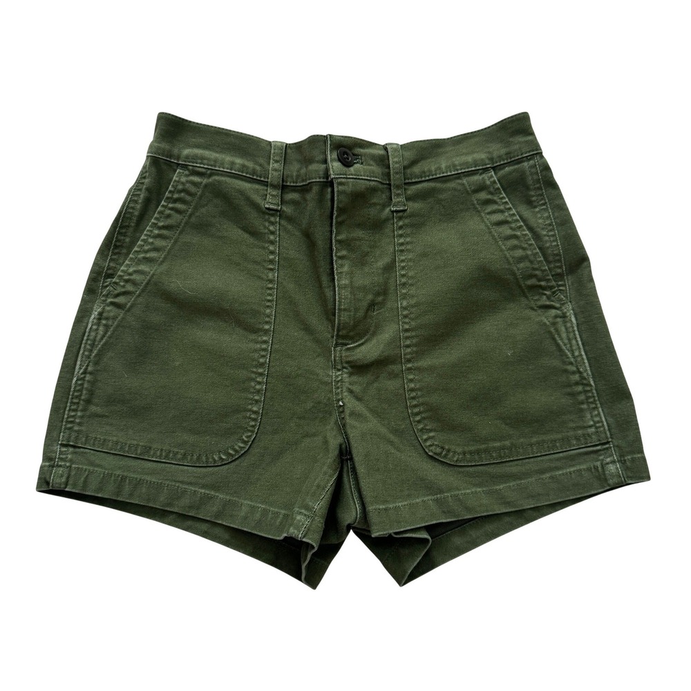 MADEWELL‎ Perfect Vintage Utility Shorts Olive Green Size 26